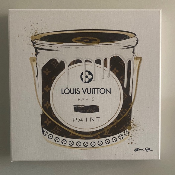 Oliver Gal Art Oliver Gal Louis Vuitton Paint Can Print Poshmark